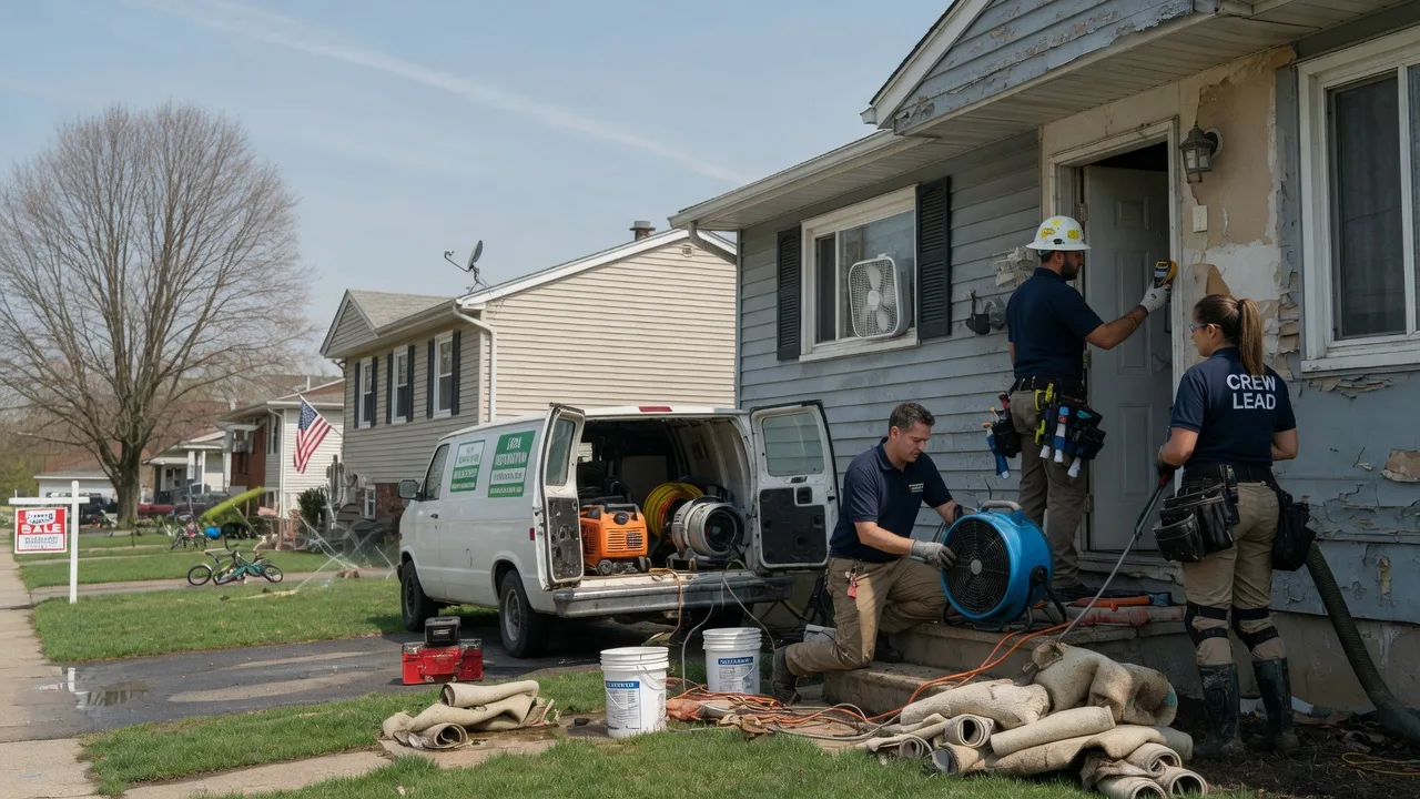 Flood Cleanup in Pittsville, MD near me
